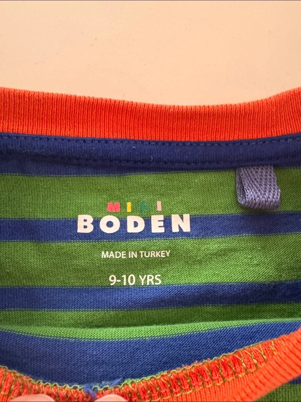 Mini Boden bright striped